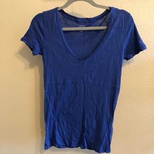J Crew V-Neck Blue XXS